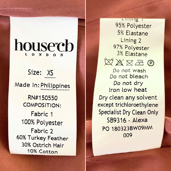 NEW House of CB Alexa Dress Warm Pink XS - Picture 16 of 16